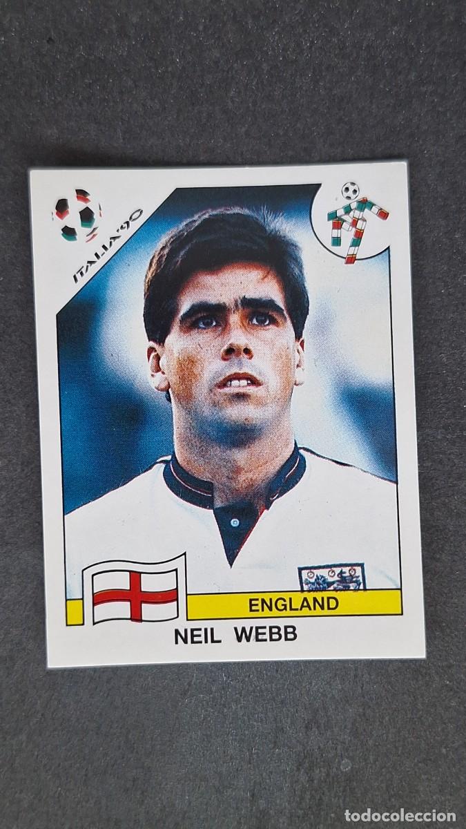 Cromos de F&uacute;tbol: L3 NEIL WEBB SELECCION INGLATERRA 391 MUNDIAL ITALIA 90 PANINI NUNCA PEGADO SIN PEGAR