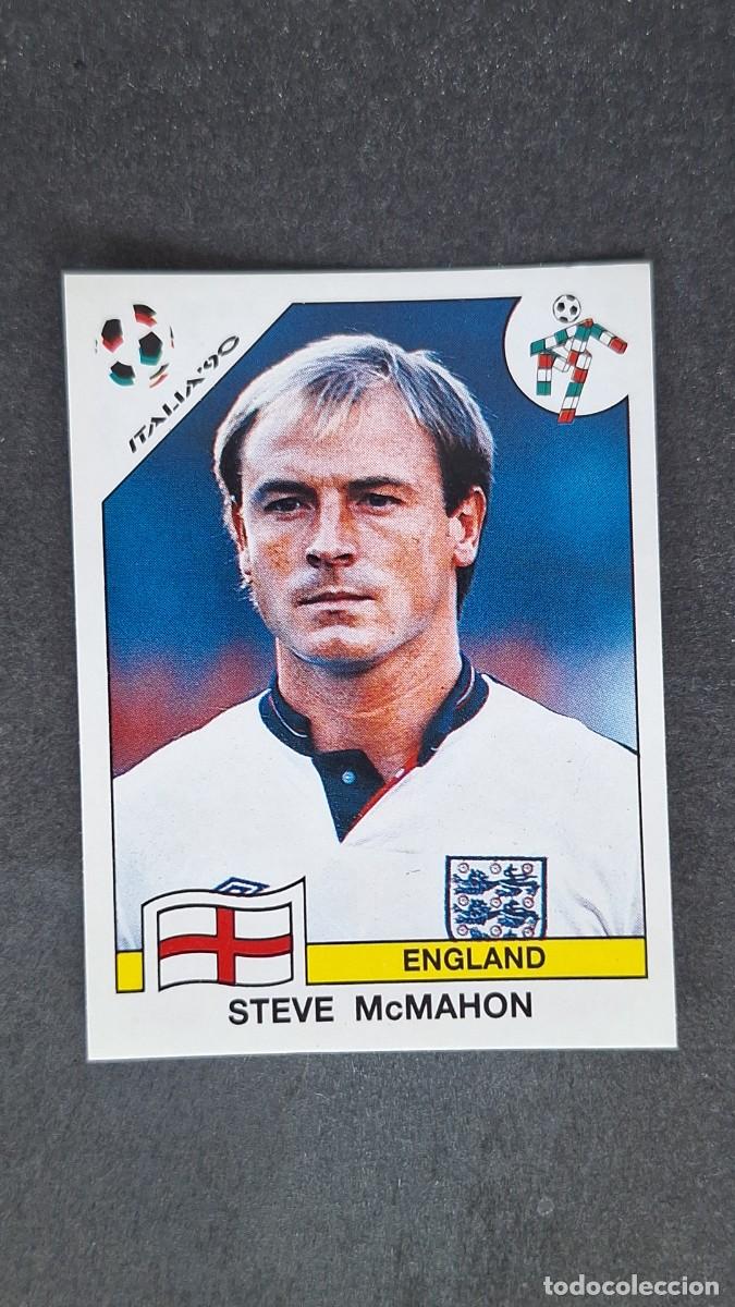 Cromos de F&uacute;tbol: L3 STEVE McMAHON SELECCION INGLATERRA 392 MUNDIAL ITALIA 90 PANINI NUNCA PEGADO SIN PEGAR