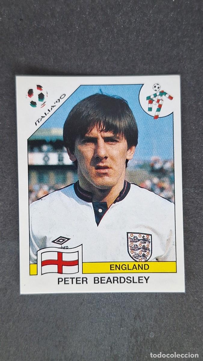 Cromos de F&uacute;tbol: L3 PETER BEARDSLEY SELECCION INGLATERRA 398 MUNDIAL ITALIA 90 PANINI NUNCA PEGADO SIN PEGAR