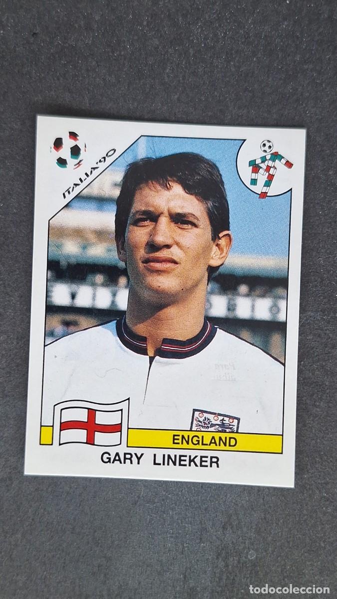 Cromos de F&uacute;tbol: L3 GARY LINEKER SELECCION INGLATERRA 399 MUNDIAL ITALIA 90 PANINI NUNCA PEGADO SIN PEGAR