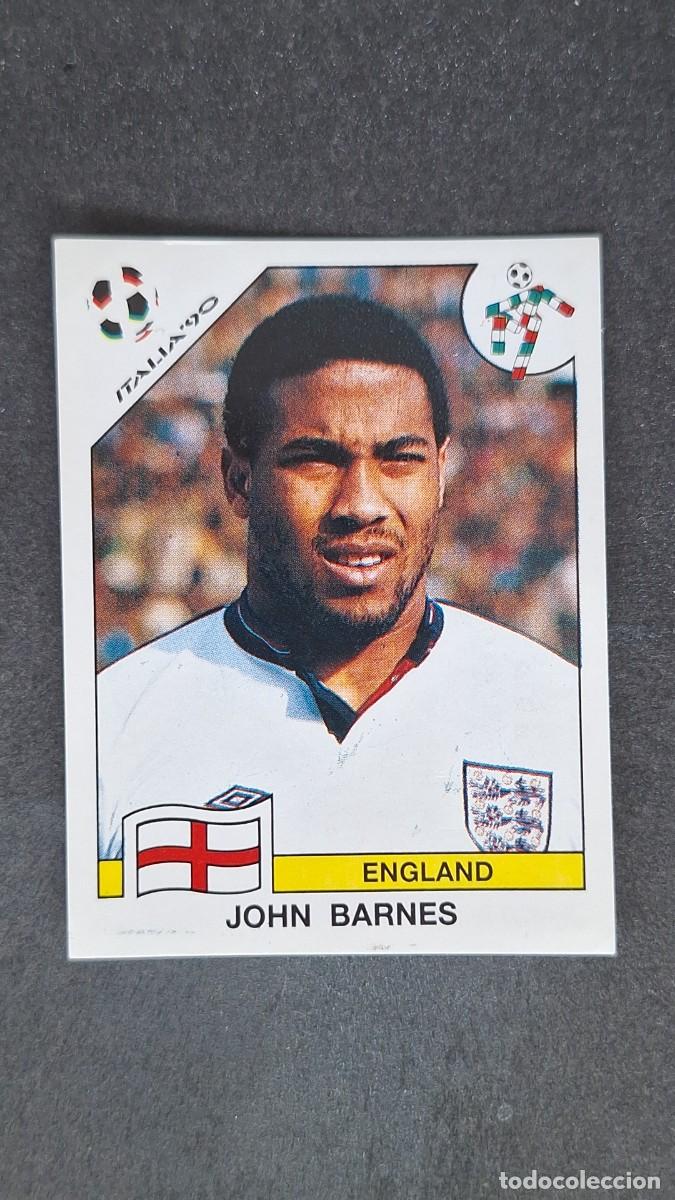 Cromos de F&uacute;tbol: L3 JOHN BARNES SELECCION INGLATERRA 400 MUNDIAL ITALIA 90 PANINI NUNCA PEGADO SIN PEGAR