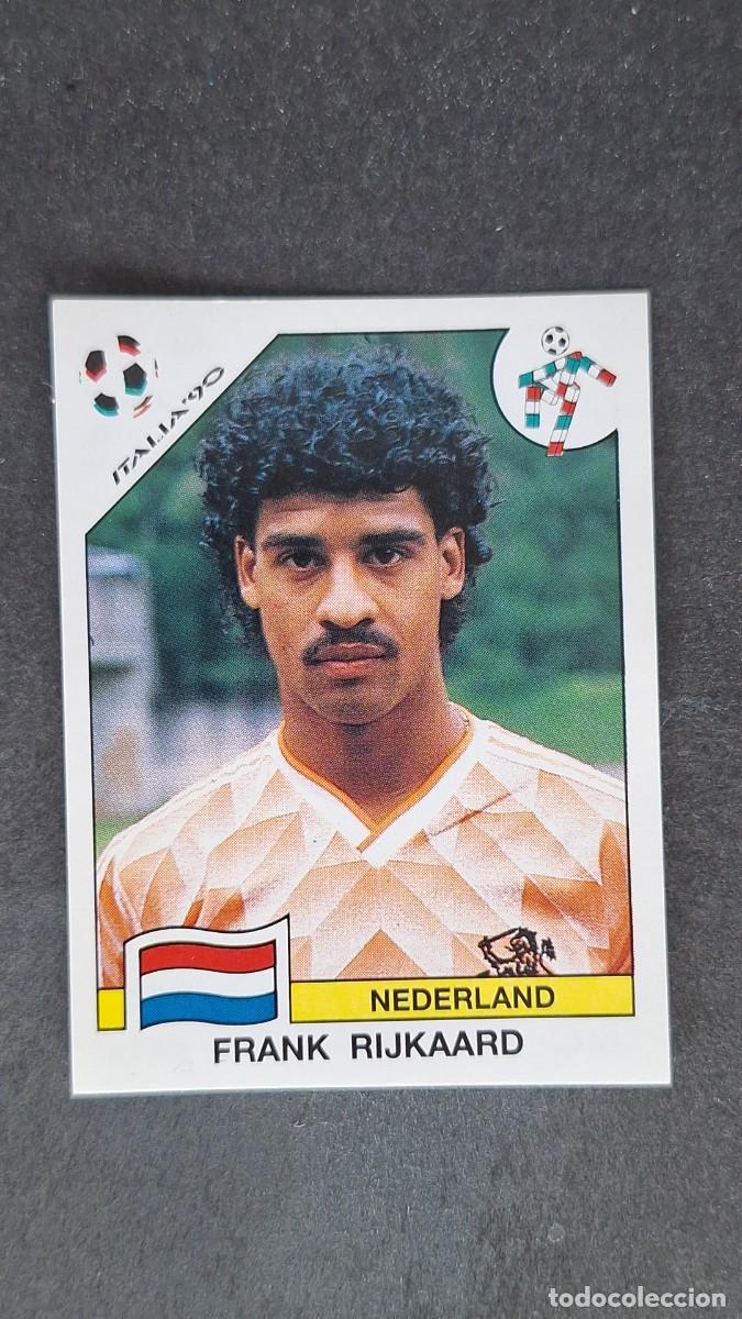 Figurine di Calcio: L3 FRANK RIJKAARD SELECCION HOLANDA 409 MUNDIAL ITALIA 90 PANINI NUNCA PEGADO SIN PEGAR