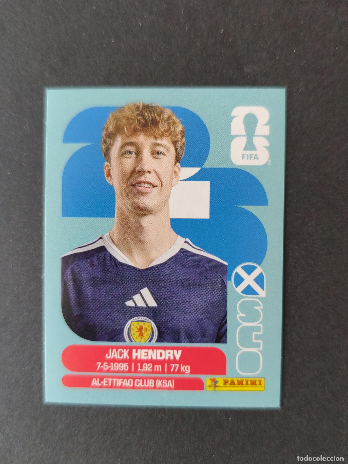 Figurine di Calcio: SCO3 JACK HENDRY 3 ESCOCIA MUNDIAL FIFA WORLD CUP 2026 STICKER PANINI SIN PEGAR