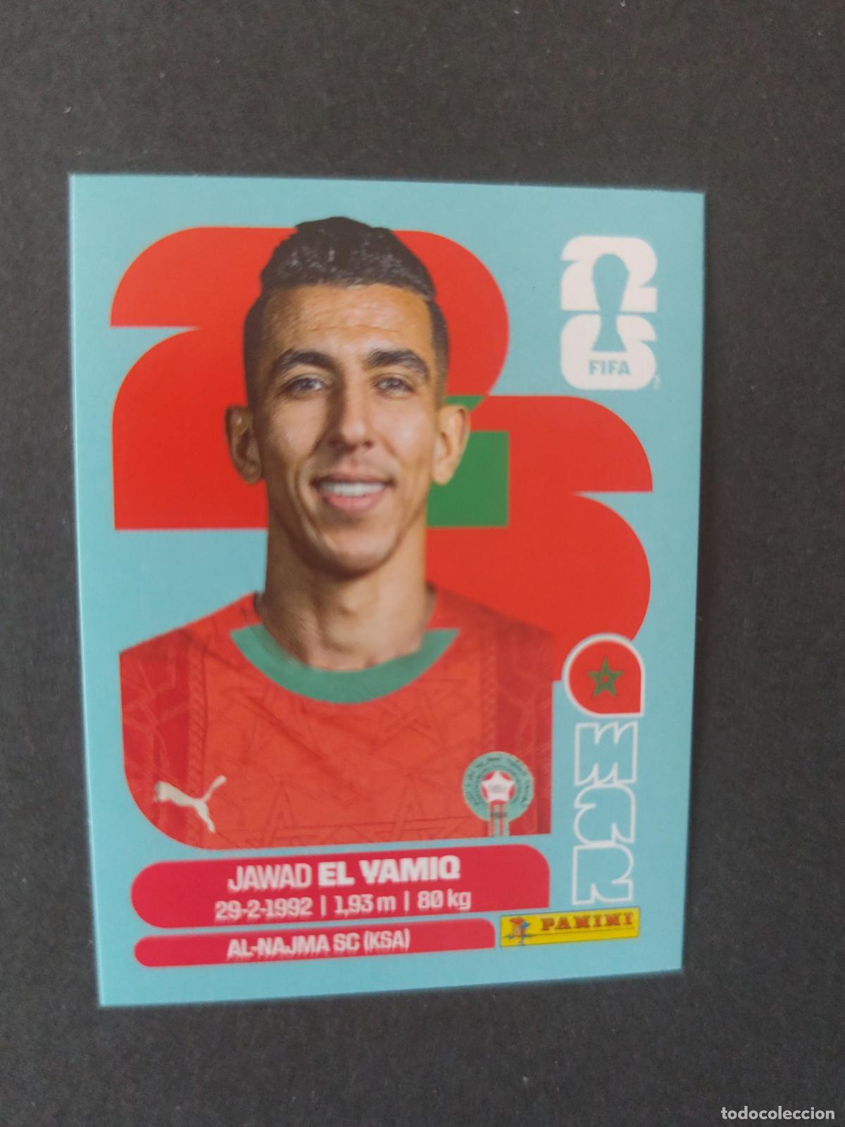 Fu&szlig;ball-Sticker: MAR8 JAWAD EL YAMIQ 8 MARRUECOS MUNDIAL FIFA WORLD CUP 2026 STICKER PANINI SIN PEGAR