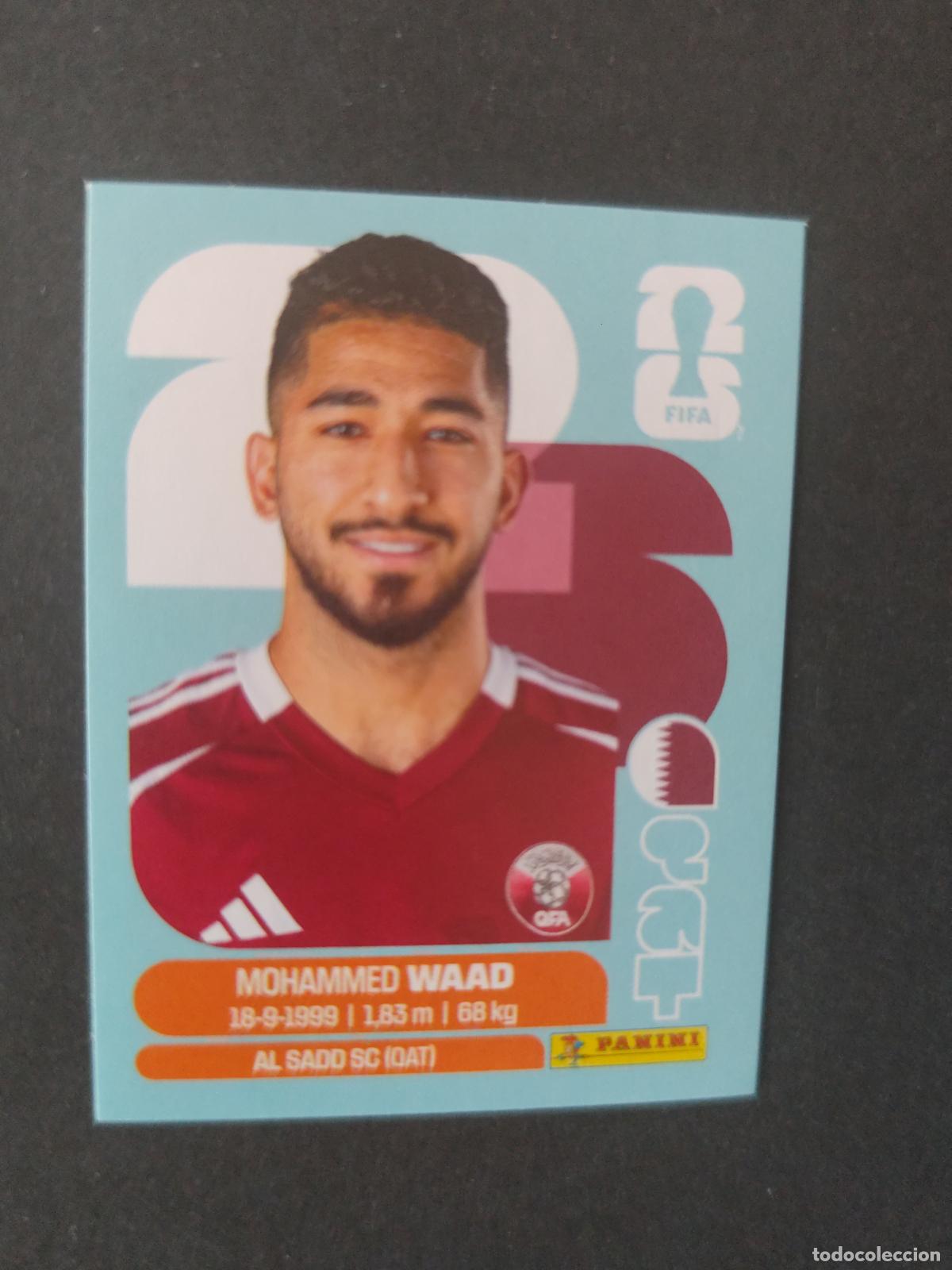 Cromos de F&uacute;tbol: QAT14 MOHAMMED WAAD 14 QATAR CATAR MUNDIAL FIFA WORLD CUP 2026 STICKER PANINI SIN PEGAR