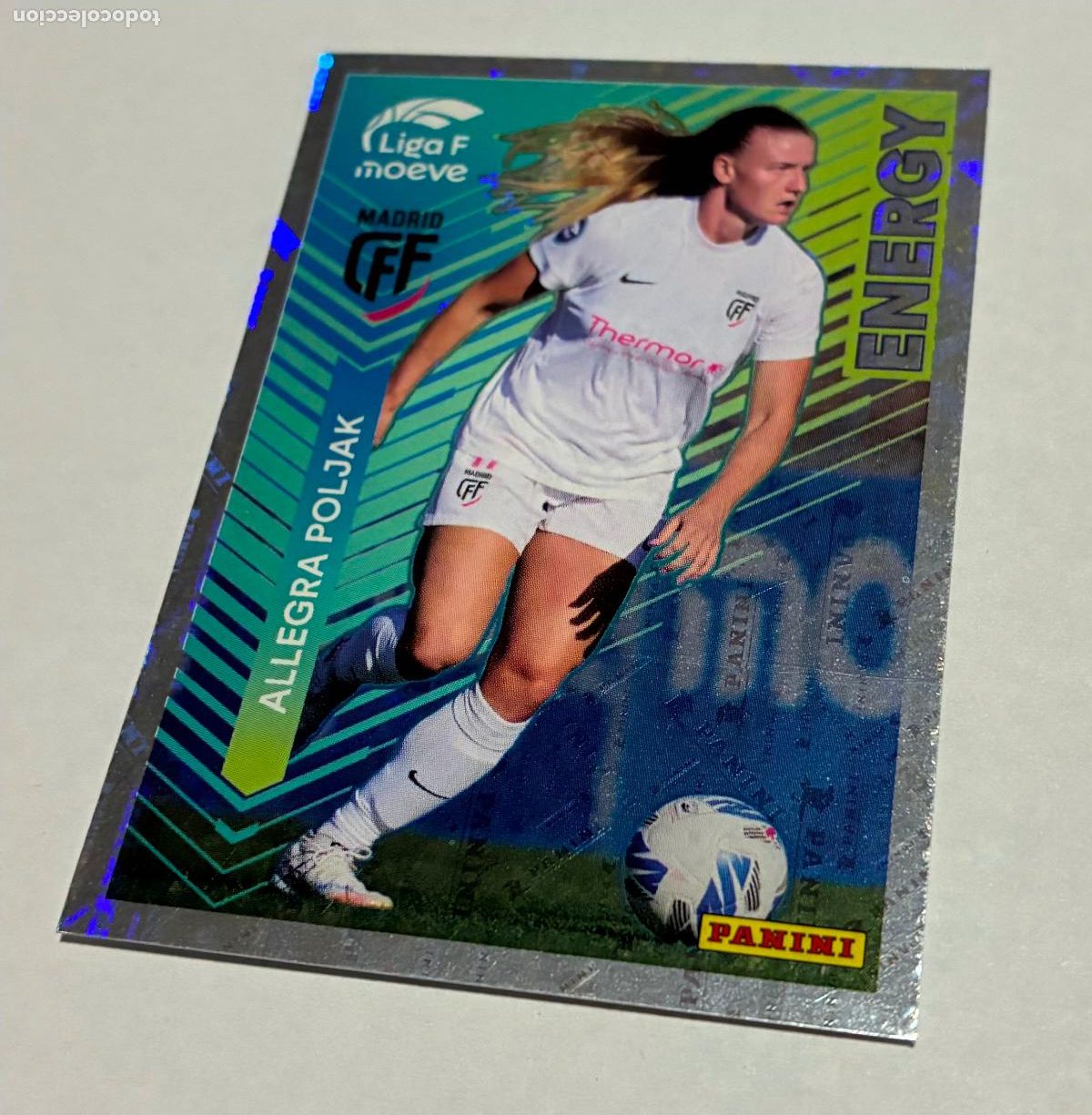 Cromos de F&uacute;tbol: CROMO FUTBOL PANINI ALLEGRA POLJAK, ENERGY, LIGA FEMENINA MOEVE 2025-2026, Numero 331