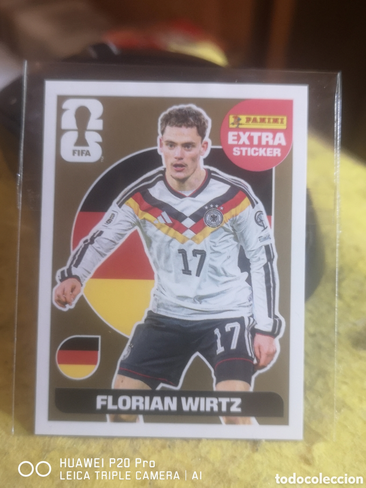 Cromos de F&uacute;tbol: FLORIAN WIRTZ EXTRA STICKER MUNDIAL 2026 FIFA WORLD CUP