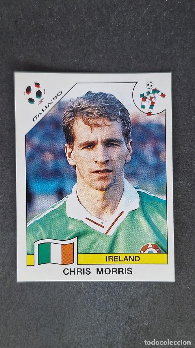 Cromos de F&uacute;tbol: L3 CHRIS MORRIS SELECCION IRLANDA 424 MUNDIAL ITALIA 90 PANINI NUNCA PEGADO SIN PEGAR