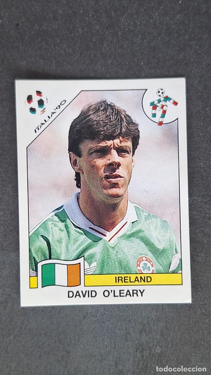 Cromos de F&uacute;tbol: L3 DAVID O'LEARY SELECCION IRLANDA 427 MUNDIAL ITALIA 90 PANINI NUNCA PEGADO SIN PEGAR