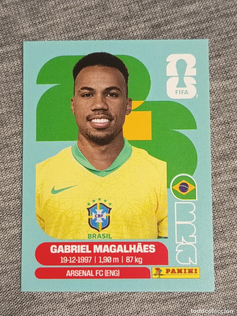 Cromos de F&uacute;tbol: GABRIEL MAGALHAES BRA 6 STICKER MUNDIAL 2026 PANINI FIFA WORLD CUP NUEVO
