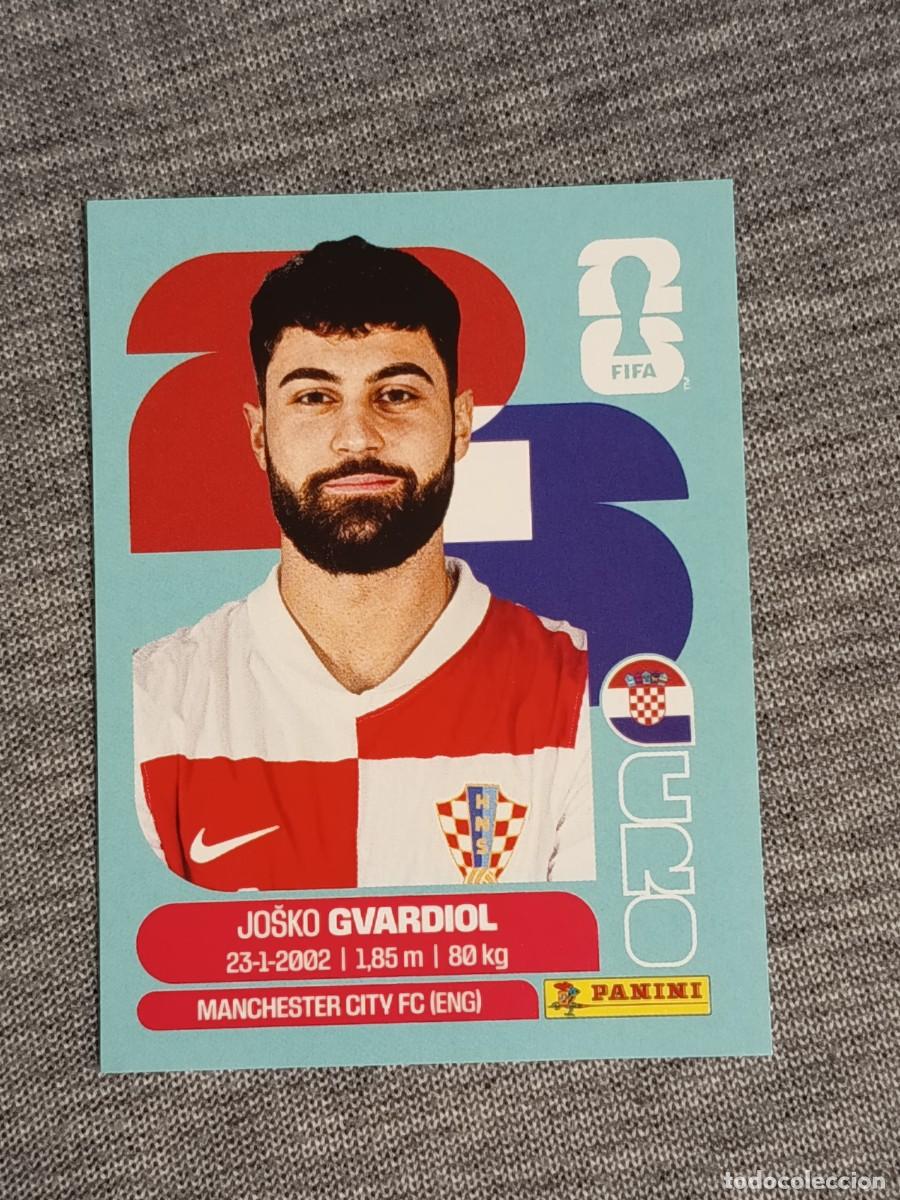 Cromos de F&uacute;tbol: GVARDIOL CRO 4 STICKER MUNDIAL 2026 PANINI FIFA WORLD CUP NUEVO