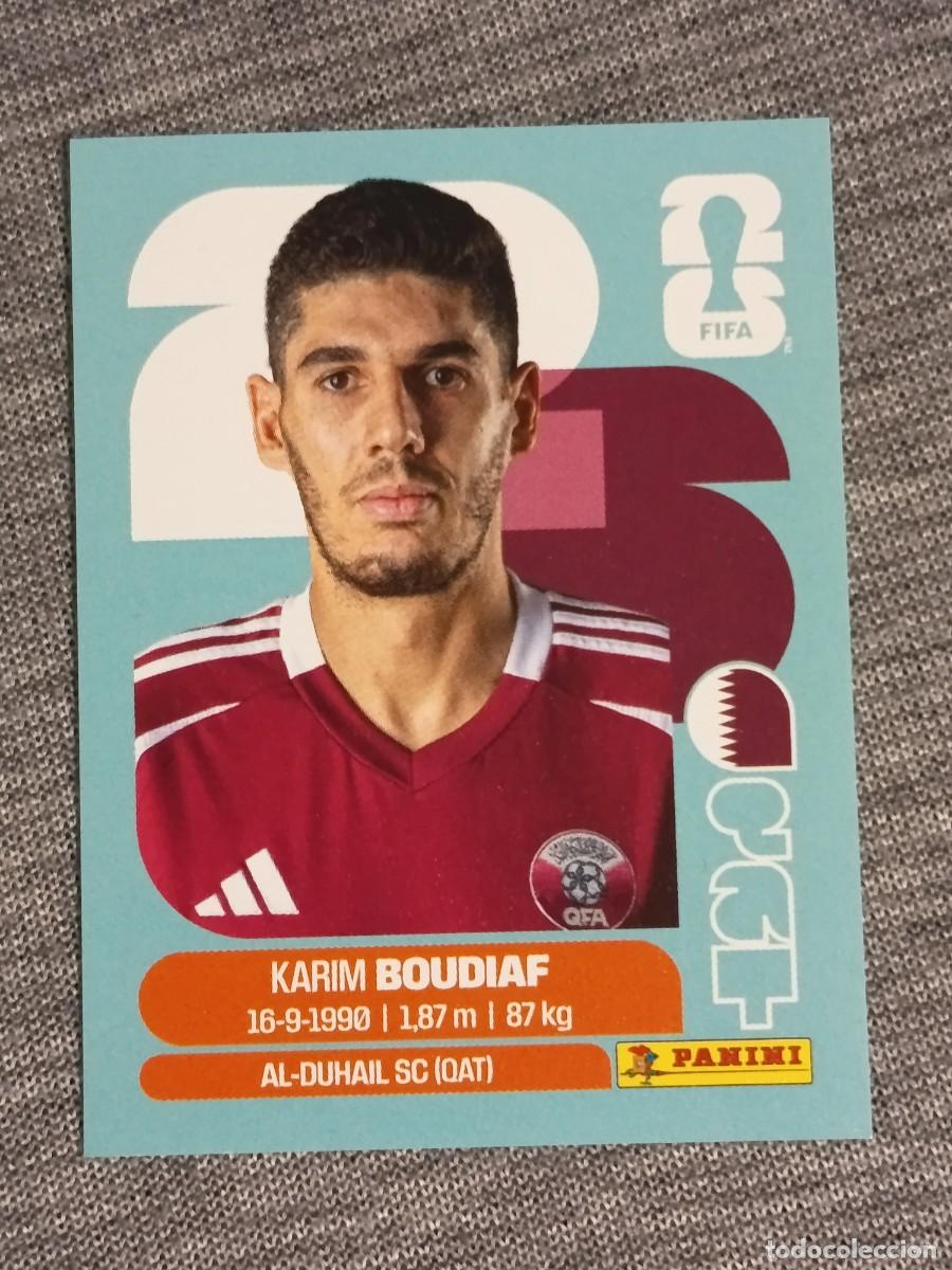 Cromos de F&uacute;tbol: BOUDIAF QAT 10 STICKER MUNDIAL 2026 PANINI FIFA WORLD CUP NUEVO