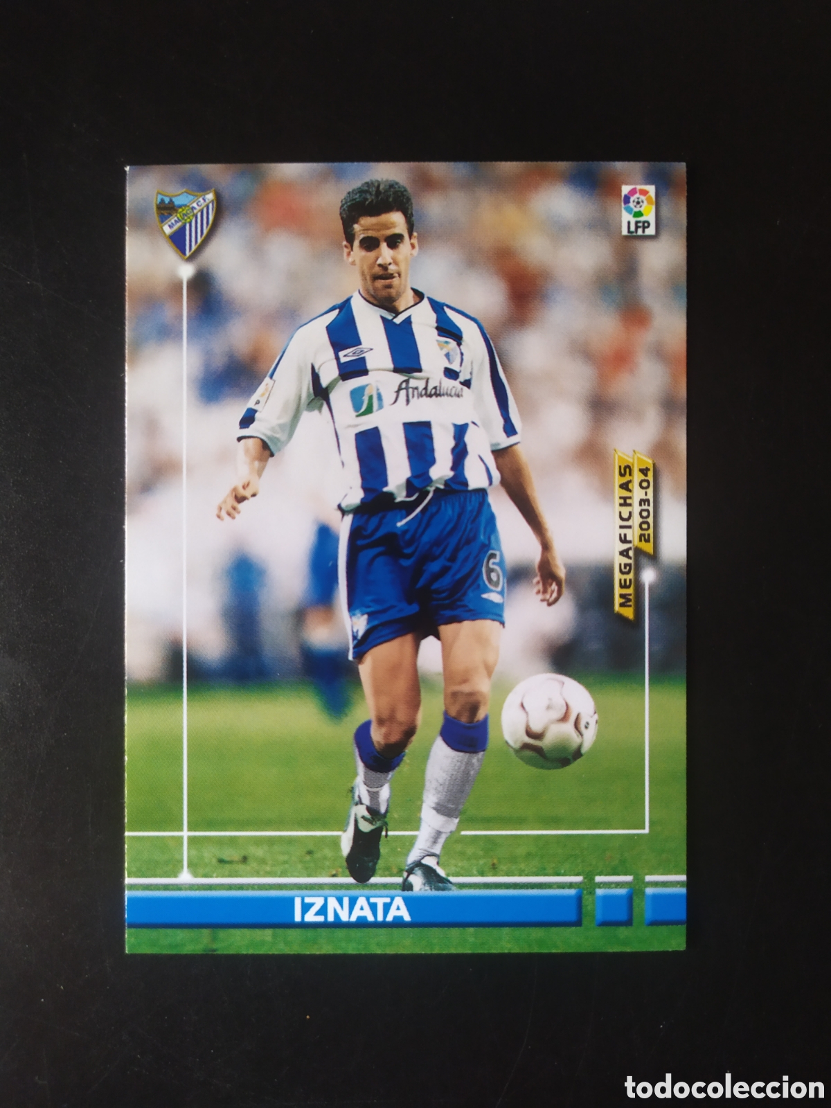 Cartes &agrave; collectionner de Football: Megafichas 2003 2004 03 04 panini Iznata n&deg; 170 M&aacute;laga megacracks