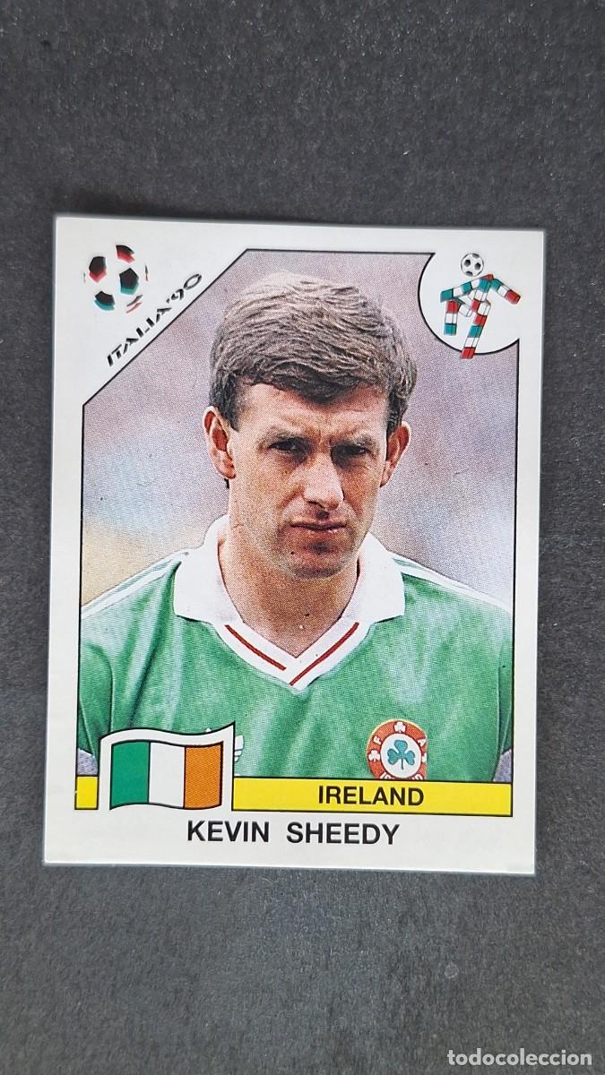 Cromos de F&uacute;tbol: L3 KEVIN SHEEDY SELECCION IRLANDA 434 MUNDIAL ITALIA 90 PANINI NUNCA PEGADO SIN PEGAR