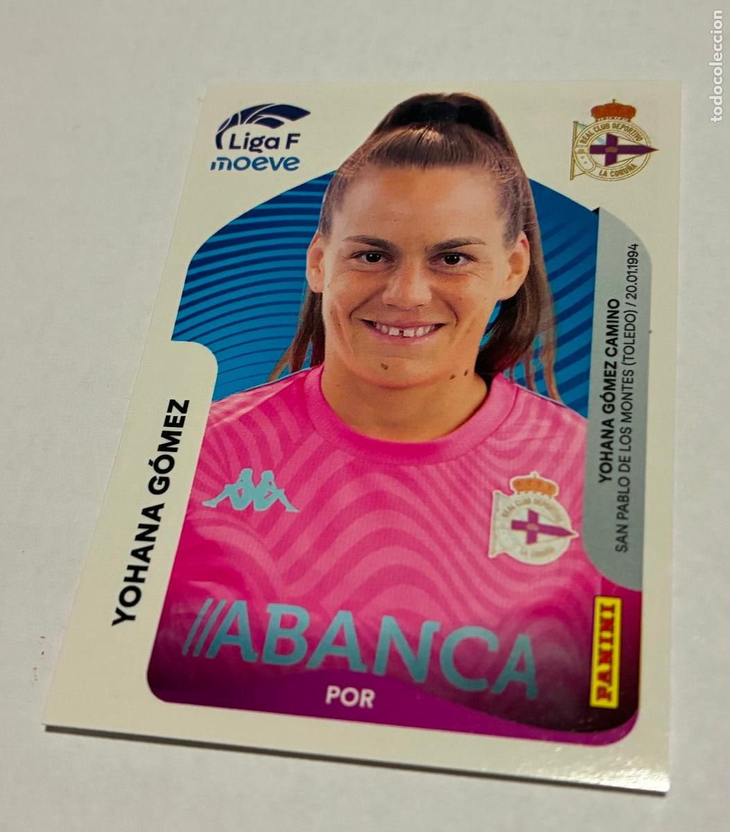 Cromos de F&uacute;tbol: CROMO FUTBOL PANINI YOHANA GOMEZ, LIGA FEMENINA MOEVE 2025-26, Numero 125