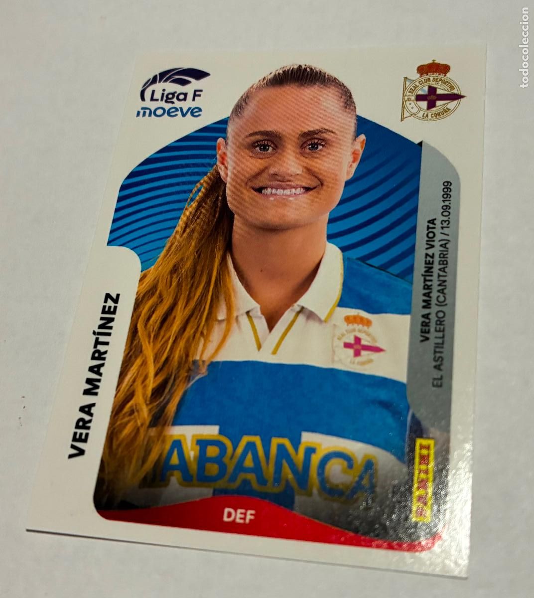 Cartes &agrave; collectionner de Football: CROMO FUTBOL PANINI VERA MARTINEZ, LIGA FEMENINA MOEVE 2025-2026, Numero 130
