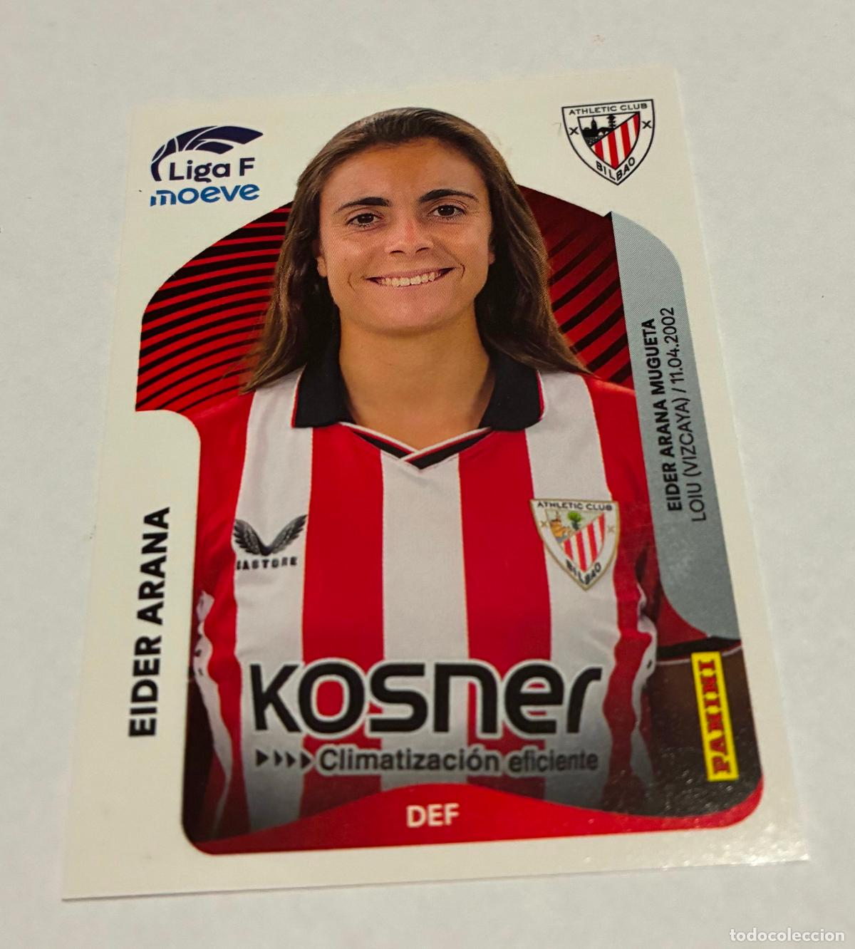 Fu&szlig;ball-Sticker: CROMO FUTBOL PANINI EIDER ARANA, LIGA FEMENINA MOEVE 2025-26. Numero 29 B
