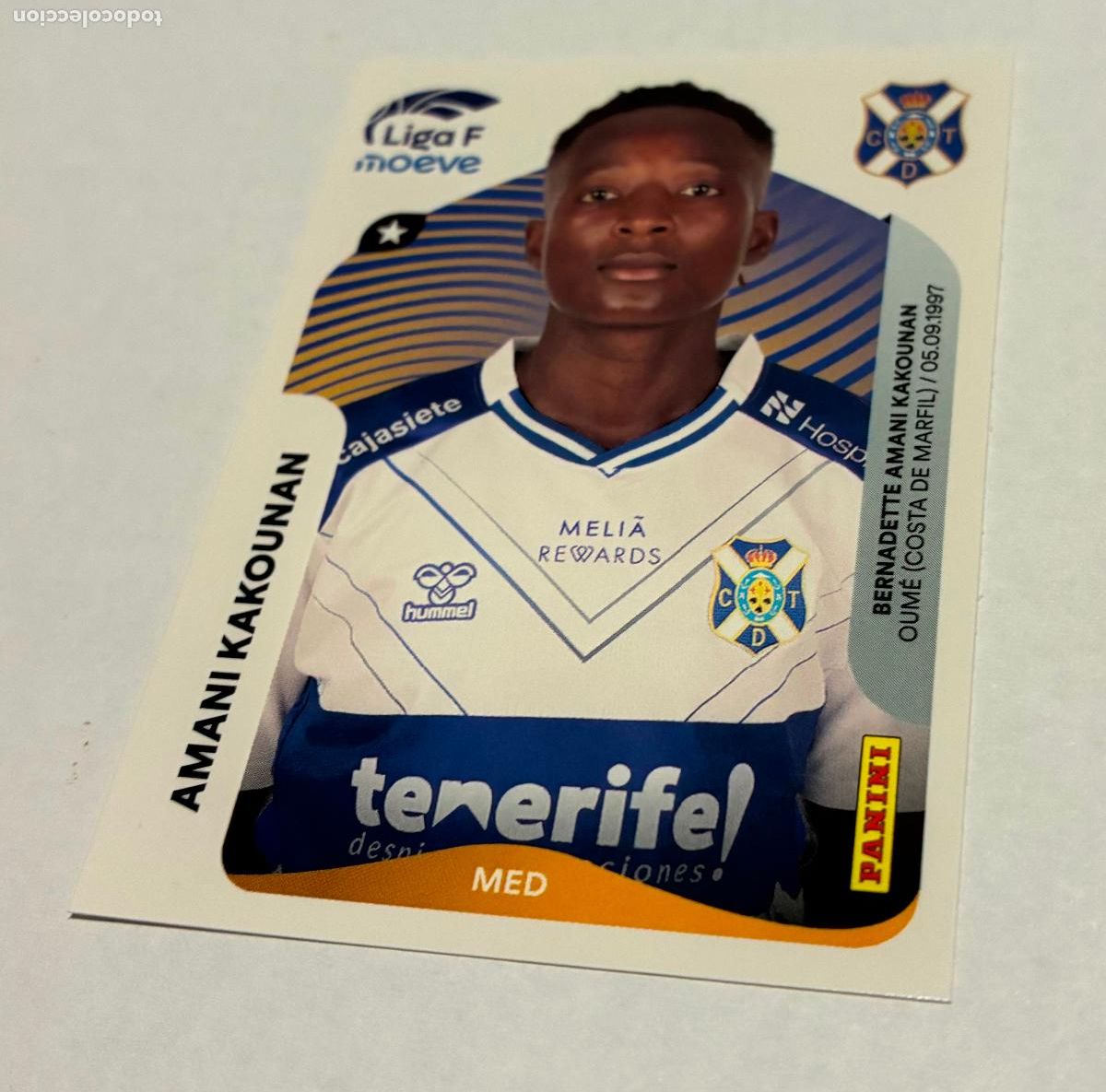 Cartes &agrave; collectionner de Football: CROMO FUTBOL PANINI AMANI KAKOUNAN, LIGA FEMENINA MOEVE, 2025-26, Numero 115
