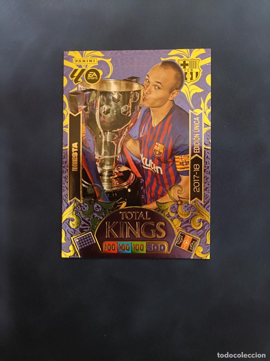 Cromos de F&uacute;tbol: Andr&eacute;s Iniesta total kings 17 18 Adrenalyn XL 25 26 fc Barcelona 2025 2026
