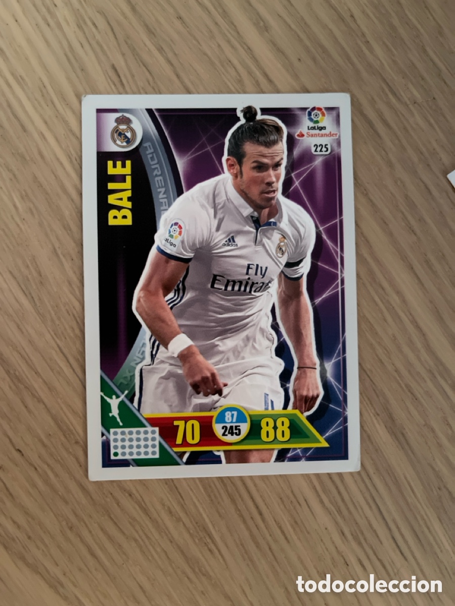 Cartes &agrave; collectionner de Football: GARETH BALE N&ordm; 225 (REAL MADRID) CROMO FICHA ADRENALYN XL 16/17