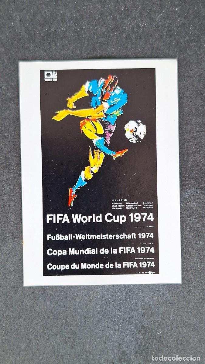Cromos de F&uacute;tbol: L3 CARTEL MUNDIAL ALEMANIA 1974 13 MUNDIAL MEXICO 86 1986 PANINI NUNCA PEGADO SIN PEGAR