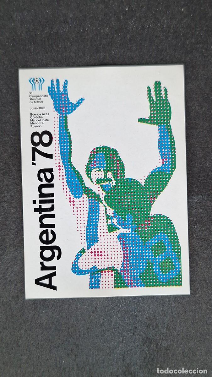 Cromos de F&uacute;tbol: L3 CARTEL MUNDIAL ARGENTINA 1978 14 MUNDIAL MEXICO 86 1986 PANINI NUNCA PEGADO SIN PEGAR