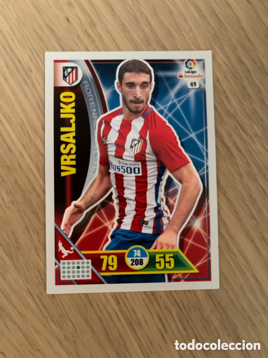 Cartes &agrave; collectionner de Football: ADRENALYN 2016/2017 49 VRSALJKO AT.MADRID