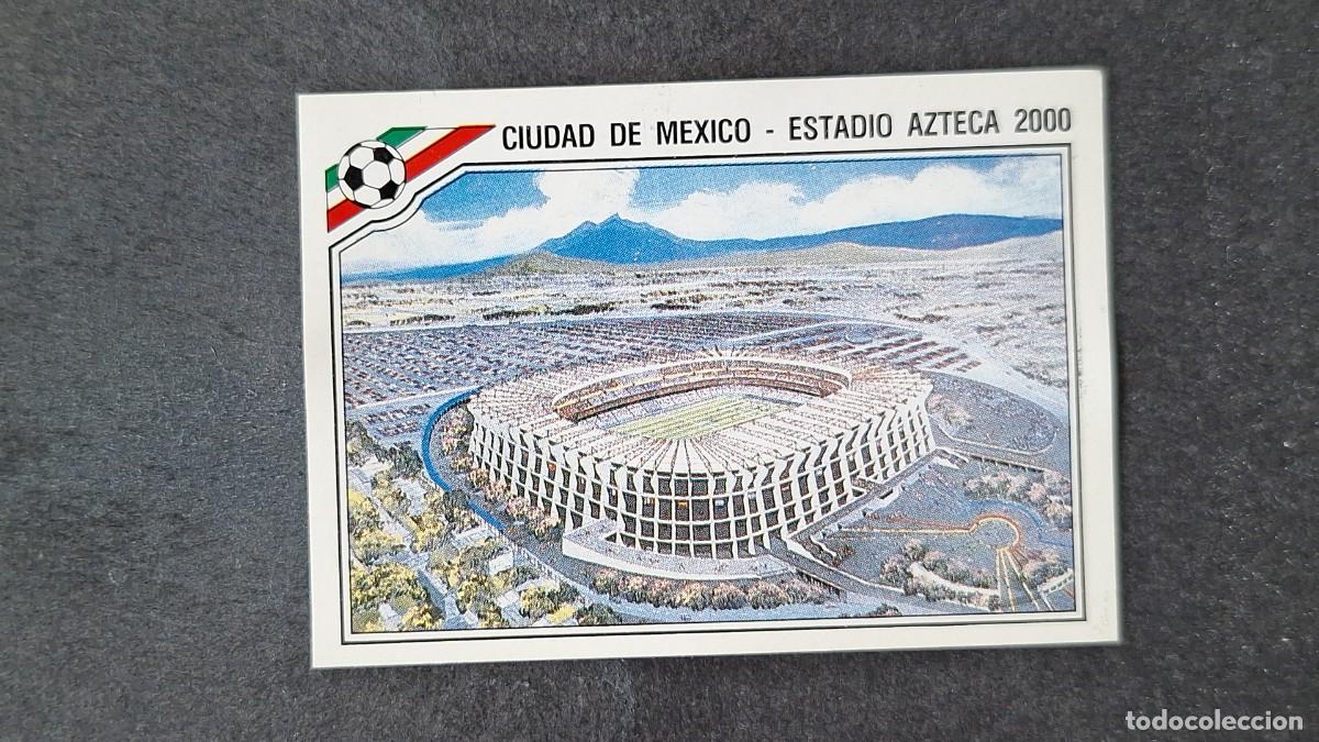 Cromos de F&uacute;tbol: L3 CIUDAD DE MEXICO - ESTADIO AZTECA 17 MUNDIAL MEXICO 86 1986 PANINI NUNCA PEGADO SIN PEGAR