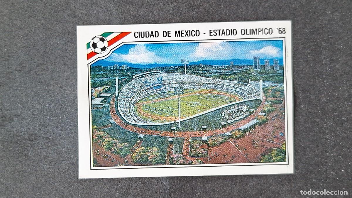 Cromos de F&uacute;tbol: L3 CIUDAD DE MEXICO - ESTADIO OLIMPICO 18 MUNDIAL MEXICO 86 1986 PANINI NUNCA PEGADO SIN PEGAR