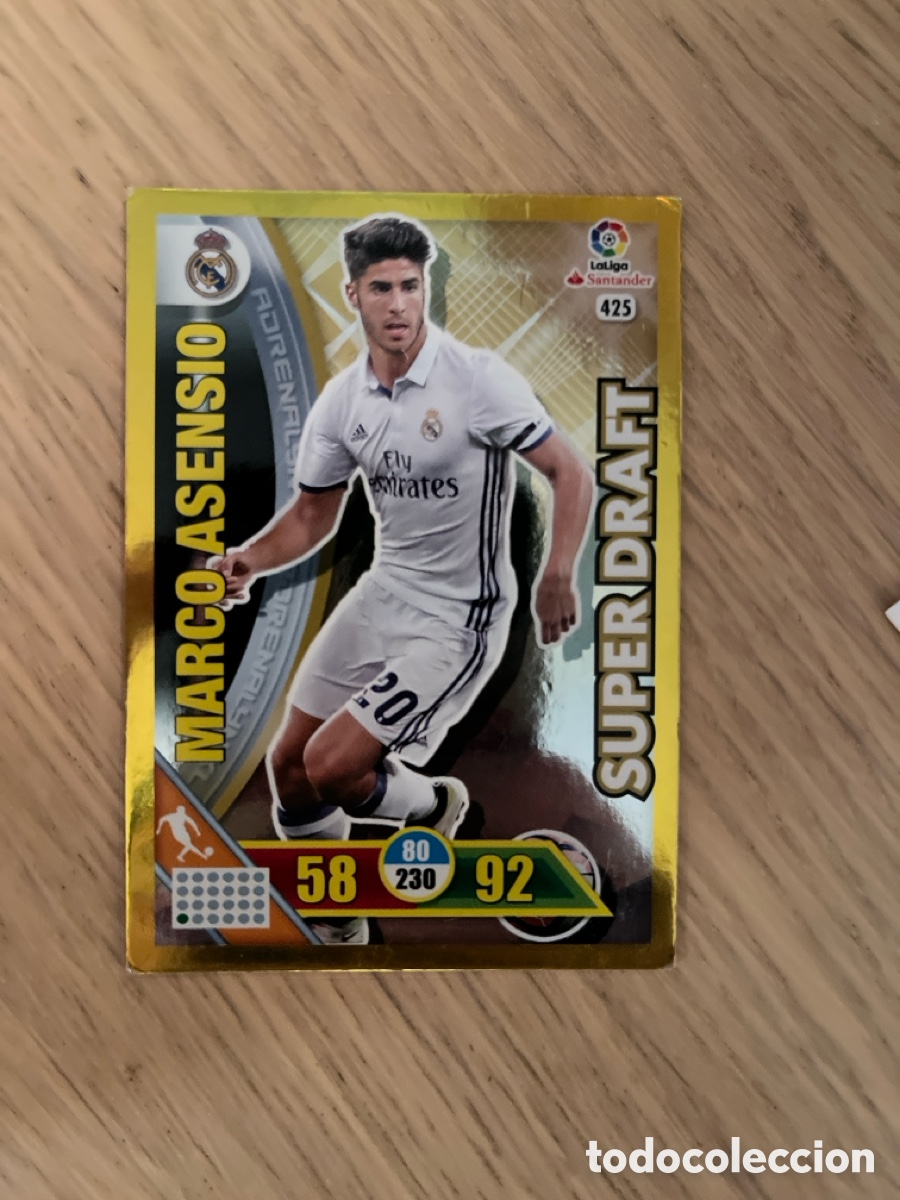 Cartes &agrave; collectionner de Football: MARCO ASENSIO N&ordm; 425 / S&Uacute;PER DRAFT (REAL MADRID) ADRENALYN XL 2016 2017