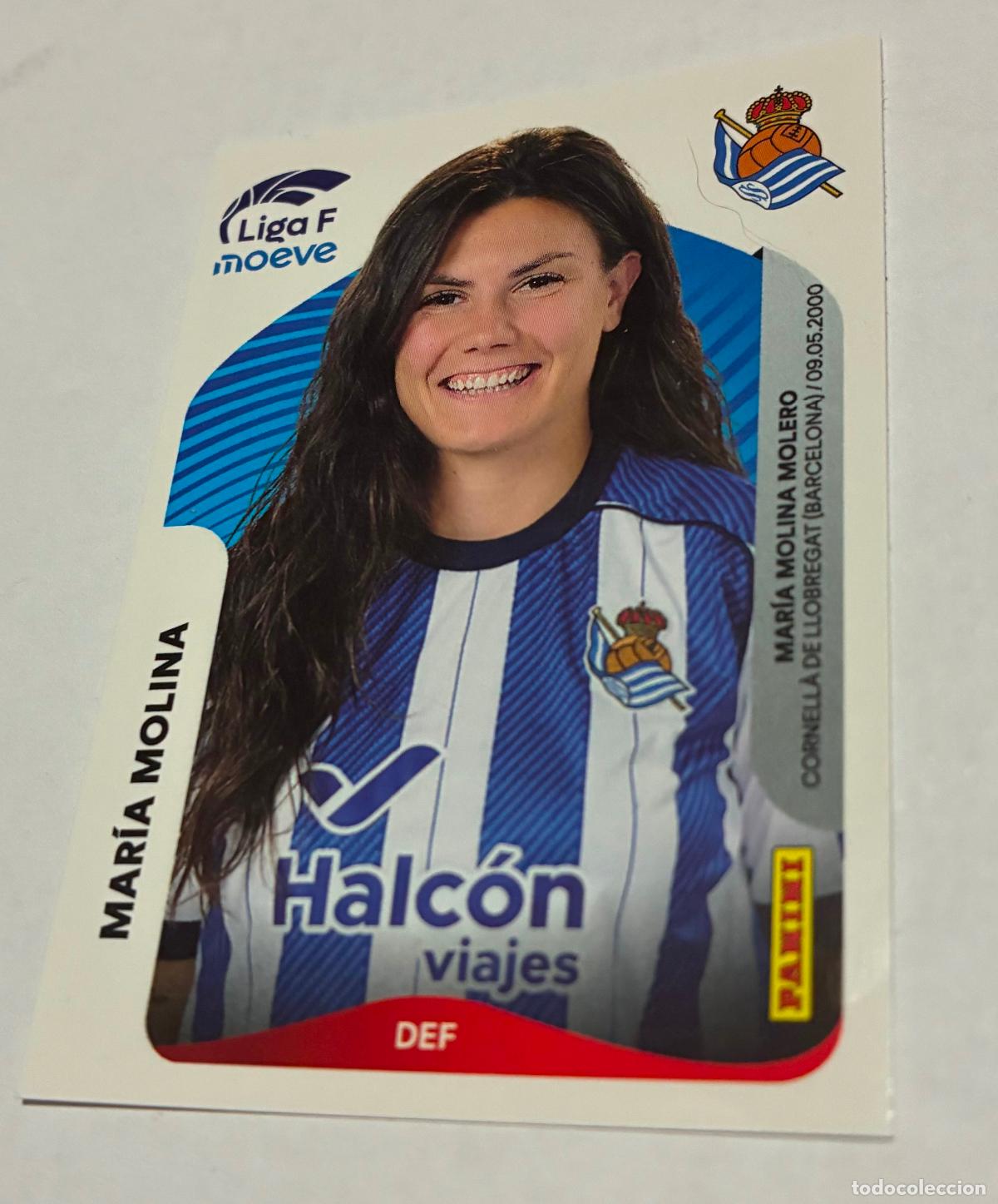Fu&szlig;ball-Sticker: CROMO FUTBOL PANINI MARIA MOLINA, LIGA FEMENINA MOEVE 2025-2026, Real Sociedad, Numero 288A