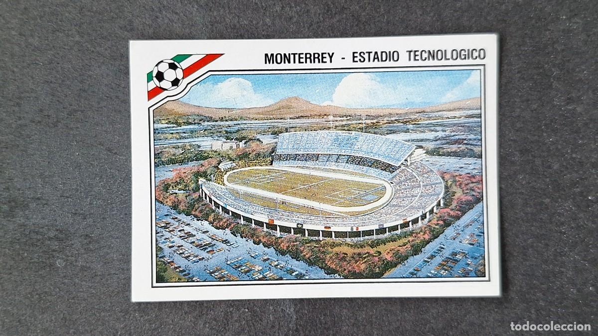 Cromos de F&uacute;tbol: L3 CIUDAD MONTERREY - ESTADIO TECNOLOGICO 29 MUNDIAL MEXICO 86 1986 PANINI NUNCA PEGADO SIN PEGAR