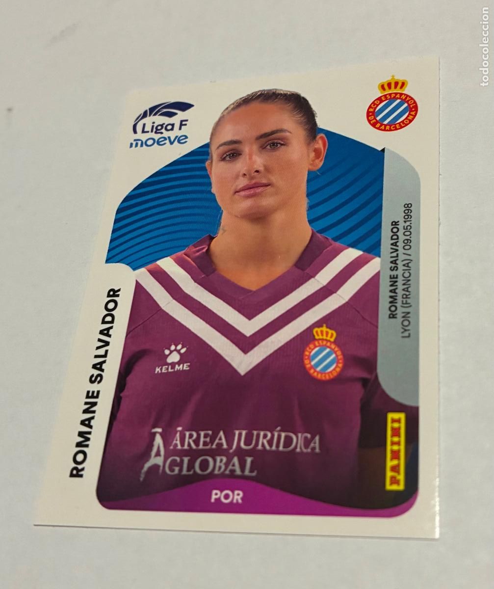 Cromos de F&uacute;tbol: CROMO FUTBOL PANINI ROMANE SALVADOR, LIGA FEMENINA MOEVE, 2025-26, Espa&ntilde;ol, Numero184