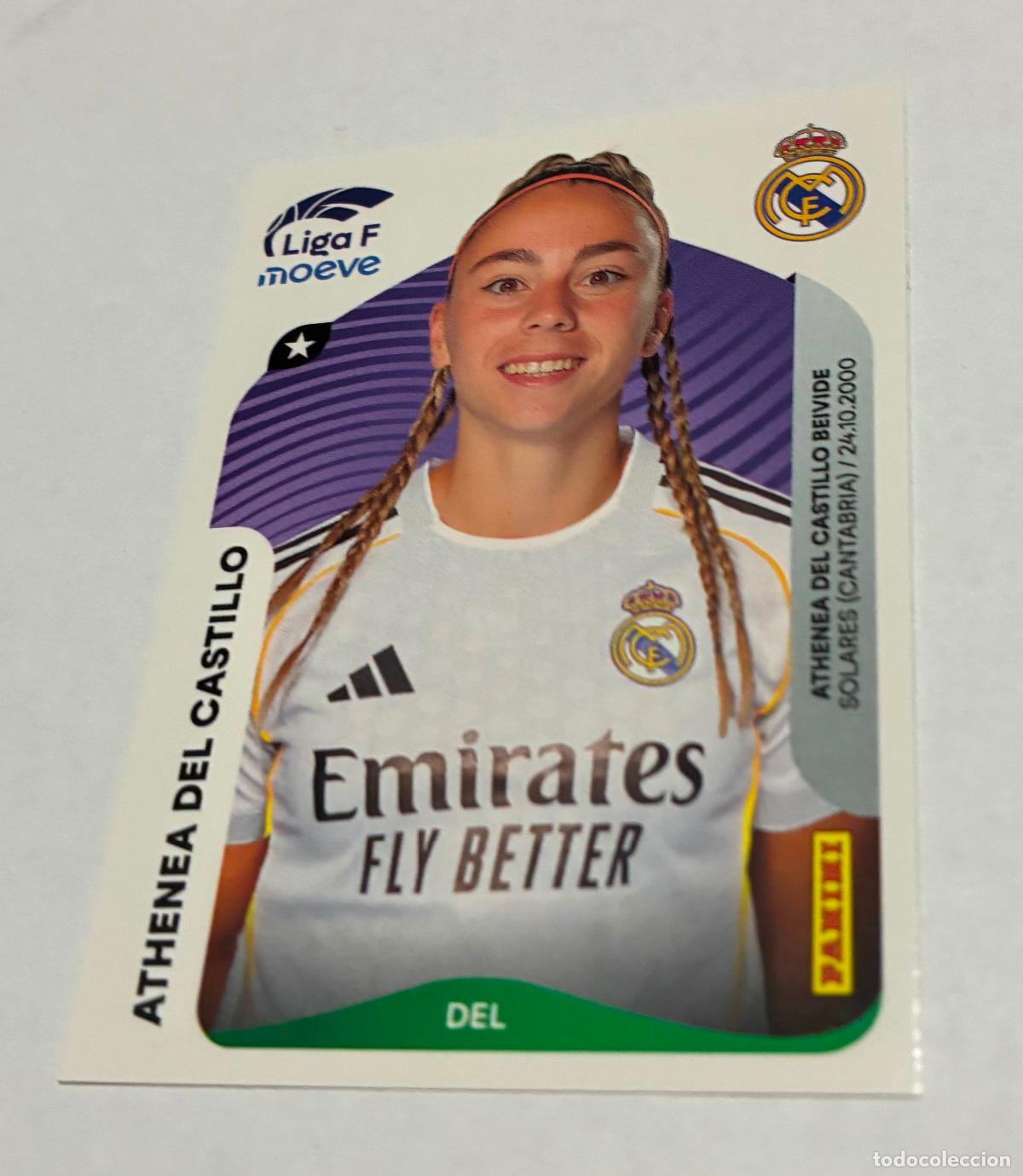 Cromos de F&uacute;tbol: CROMO FUTBOL PANINI ATHENEA DEL CASTILLO, LIGA FEMENINA MOEVE, 2025-26, Real Madrid, Numero 277