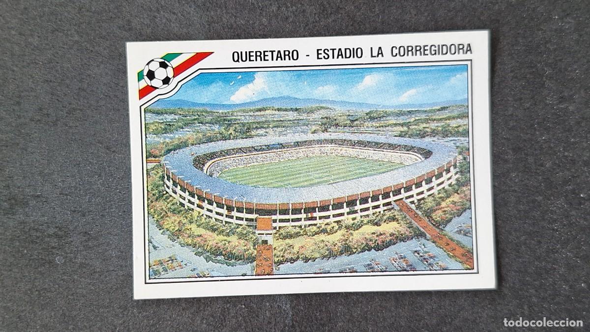 Cromos de F&uacute;tbol: L3 CIUDAD QUERETARO - ESTADIO LA CORREGIDORA 33 MUNDIAL MEXICO 86 1986 PANINI NUNCA PEGADO SIN PEGAR