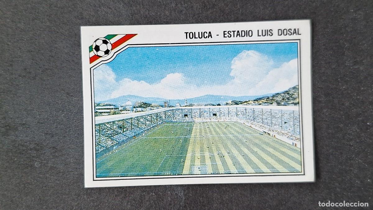 Cromos de F&uacute;tbol: L3 CIUDAD TOLUCA - ESTADIO LUIS DOSAL 35 MUNDIAL MEXICO 86 1986 PANINI NUNCA PEGADO SIN PEGAR