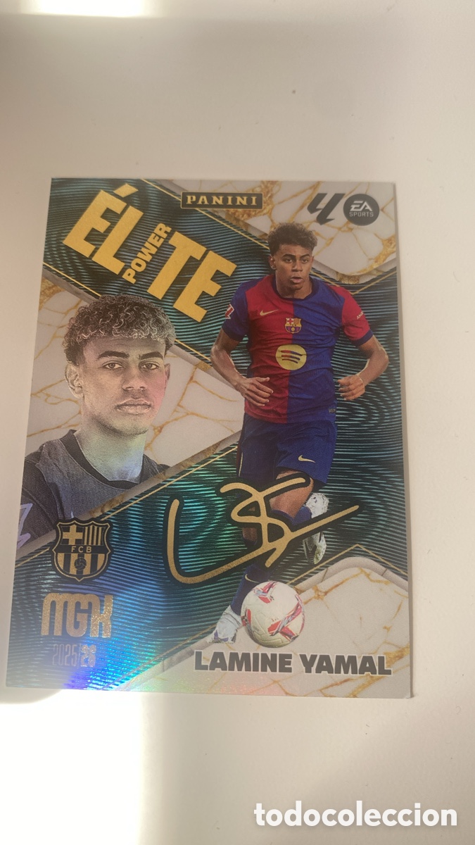 Football Stickers: Lote Lamine Yamal 2 Cromos Panini MGK 2025/26 &Eacute;lite + &Eacute;lite Power P9