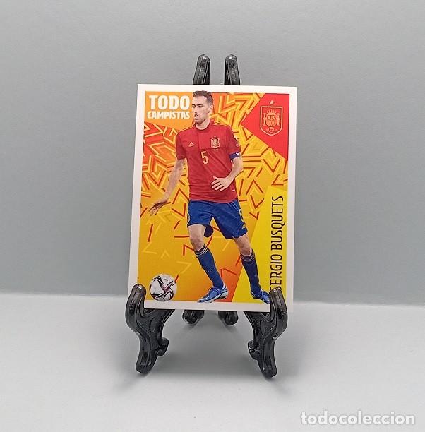 Cromos de F&uacute;tbol: 23 SERGIO BUSQUETS LOS &Iacute;DOLOS DE LA ROJA - CRACKS MUNDIALES CARREFOUR PANINI 2022 TODO CAMPISTAS