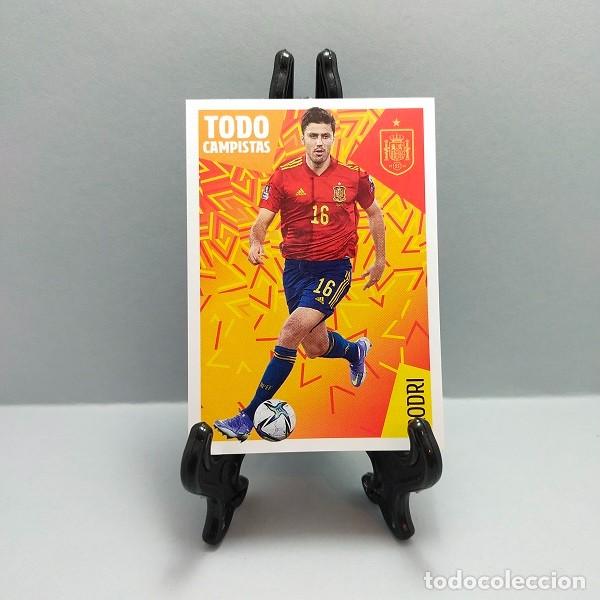 Cromos de F&uacute;tbol: 24 RODRI LOS &Iacute;DOLOS DE LA ROJA - CRACKS MUNDIALES CROMO CARREFOUR PANINI 2022 TODO CAMPISTAS