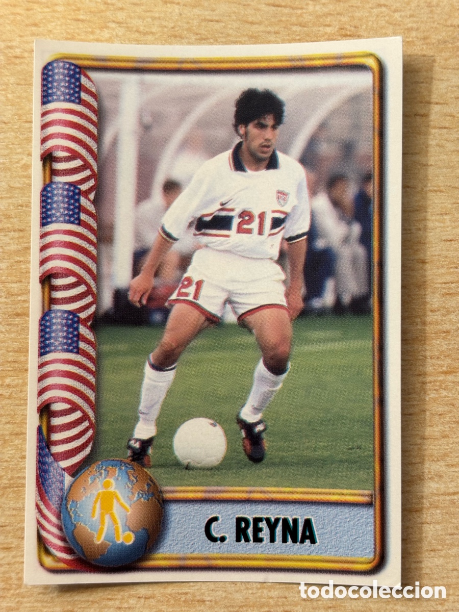 Cromos de F&uacute;tbol: # 226 Reyna EEUU USA Mundial Francia 98 Ediciones Estadio