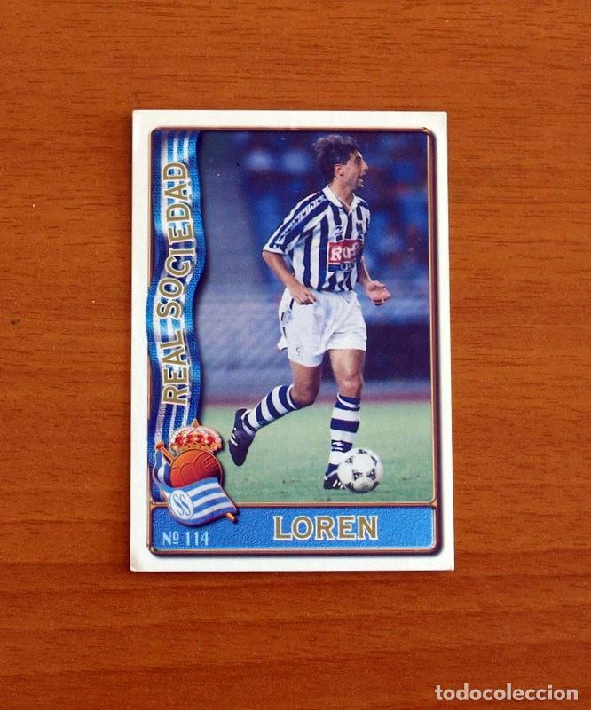 Cartes &agrave; collectionner de Football: Real Sociedad -N&ordm; 114 Loren -Mundicromo Las Fichas de la Liga de F&uacute;tbol 1996-1997-96-97
