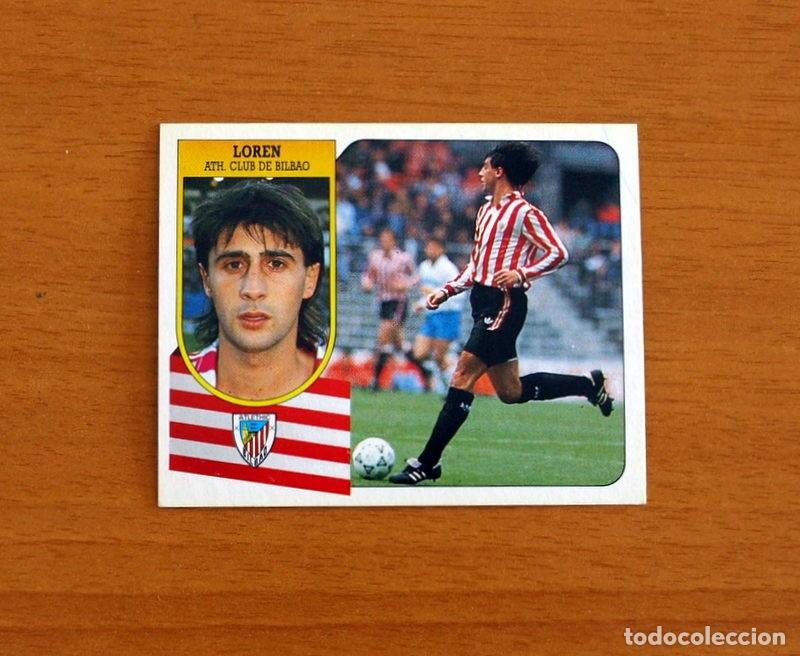 Cartes &agrave; collectionner de Football: Athletic de Bilbao - Loren - Ediciones Este Liga 1991-1992, 91-92 - Nunca pegado