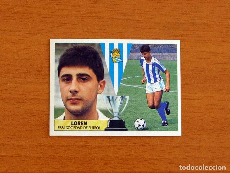 Cartes &agrave; collectionner de Football: Real Sociedad - Loren - Ediciones Este Liga 1987-1988, 87-88 - Cromo Nunca pegado