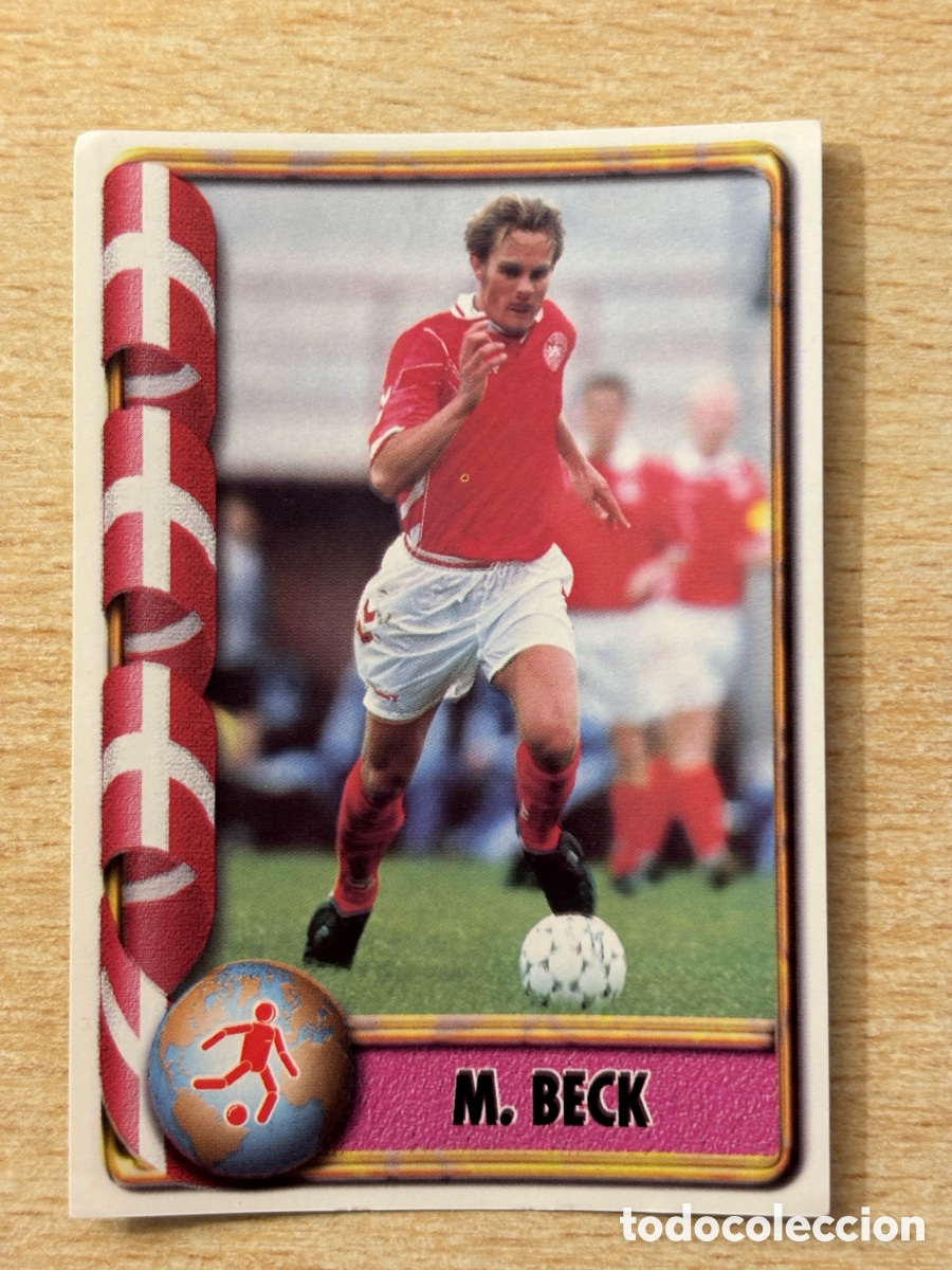 Cartes &agrave; collectionner de Football: # 213 Beck Dinamarca Mundial Francia 98 Ediciones Estadio