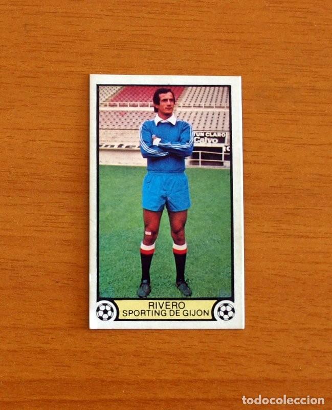 Cromos de F&uacute;tbol: Sporting de Gij&oacute;n - Rivero - Ediciones Este Liga 1979-1980, 79-80 - Nunca pegado