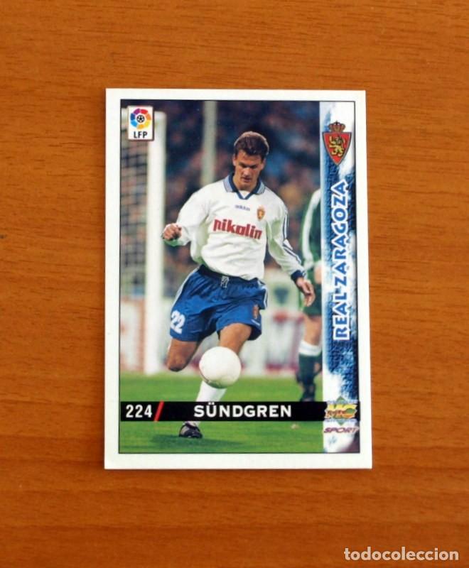 Cartes &agrave; collectionner de Football: Real Zaragoza - N&ordm; 224 S&uuml;ndgren - Mundicromo Las Fichas de la Liga 1998-1999-98-99