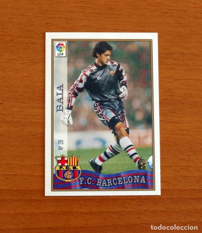 Cromos de Futebol: Barcelona - N&ordm; 26 Vitor Baia - Mundicromo ficha de la Liga 1997-1998, 97-98