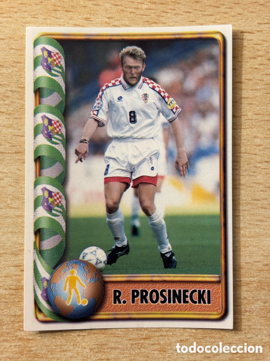 Figurine di Calcio: # 195 Prosinecki Croacia Mundial Francia 98 Ediciones Estadio