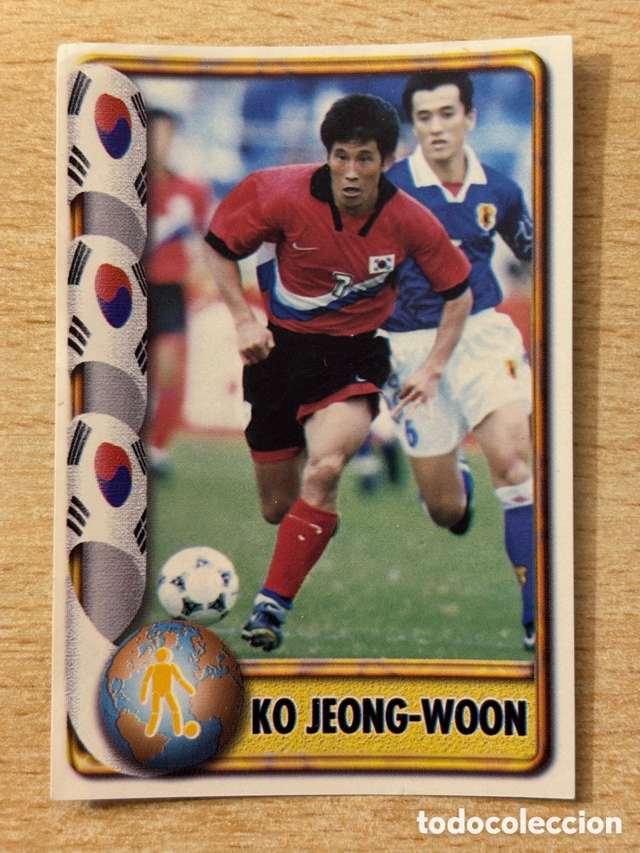 Cromos de F&uacute;tbol: # 180 Ko Jeong-Woon Corea del Sur Mundial Francia 98 Ediciones Estadio