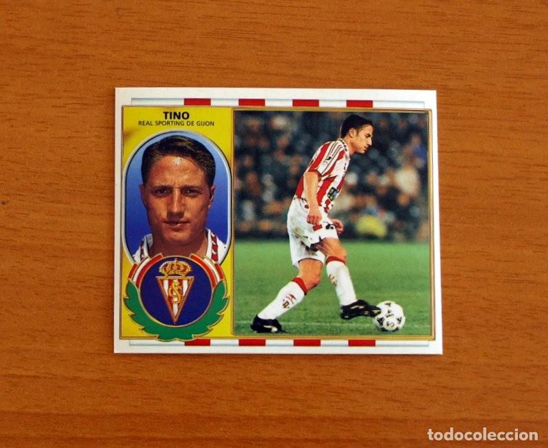 Cromos de F&uacute;tbol: Sporting de Gij&oacute;n - Tino - Baja - Ediciones Este Liga 1996-1997, 96-97 - Nunca pegado
